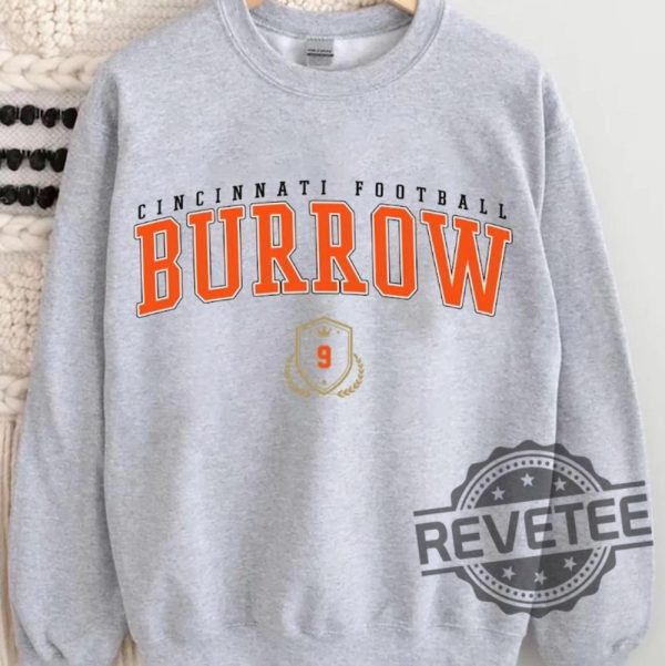 Cincinnati Bengals Joe Burrow Sweatshirt Tshirt Hoodie Tee Gifts For Fan Mens Womens Vintage 90S Shirts Football Sunday Sweater Hoodies Unique revetee 1 5