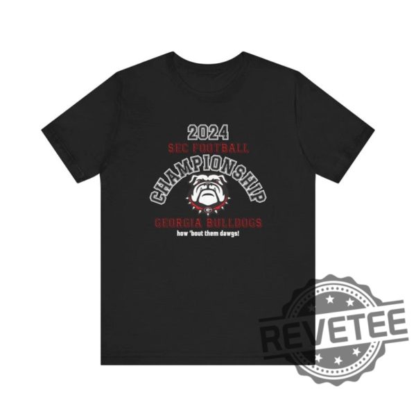 2024 Sec Championship Georgia Bulldogs Unisex Jersey Short Sleeve Tee Tshirt Hoodie Sweatshirt Gift For Fan Mens Womens Go Dawgs Uga Unique revetee 1 1