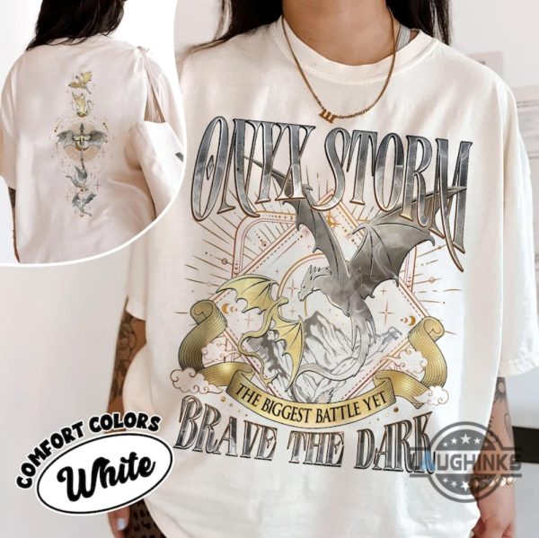 onyx storm brave the dark shirt fourth wing series t shirt sweatshirt hoodie