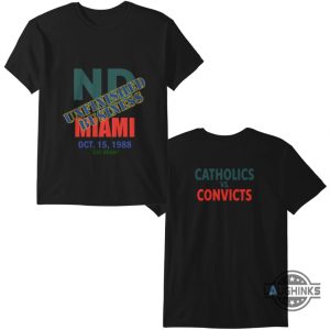 catholics vs convicts shirt