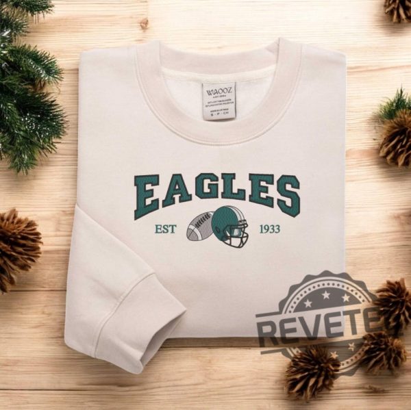 Philadelphia Eagles Embroidered Football Sweatshirts Tshirt Hoodie Tee Gift For Fan Mens Womens Philadelphia Football Fan Shirts Hoodies Unique revetee 1 1