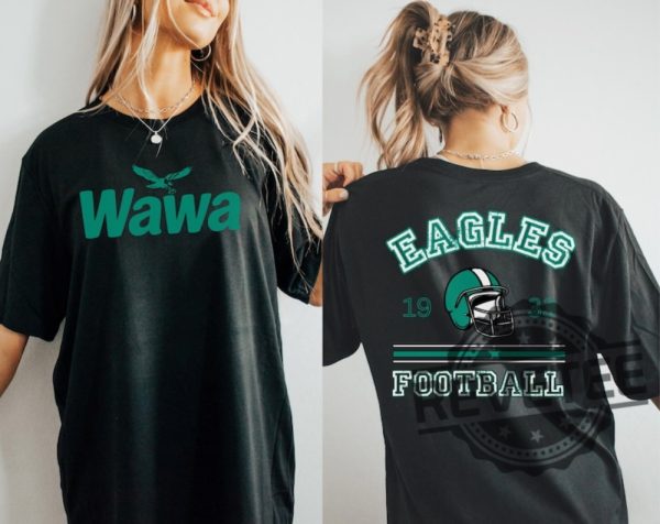 Philadelphia Eagles Wawa Shirt Hoodie Sweatshirt Tee Gift For Fan Mens Womens Double Sided Philadelphia Eagles Shirts Philly Wawa Hoodies revetee 1