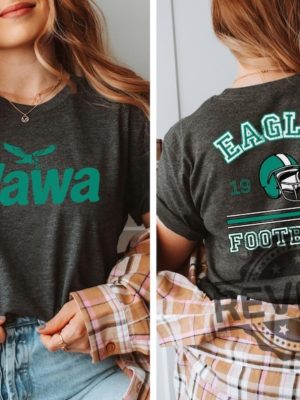 Philadelphia Eagles Wawa Shirt Hoodie Sweatshirt Tee Gift For Fan Mens Womens Double Sided Philadelphia Eagles Shirts Philly Wawa Hoodies revetee 1 3