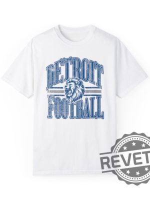 Detroit Lions Football Shirt Hoodie Sweatshirt Tee Gift For Fan Mens Womens Vintage Detroit Shirts Football Season Sweater Pullover Hoodies Unique revetee 1 2