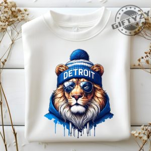 Detroit Football Shirt Cool Lions Football Sweatshirt Detroit Lions Football Hoodie Game Day Tshirt Lions Fun Gift giftyzy 4