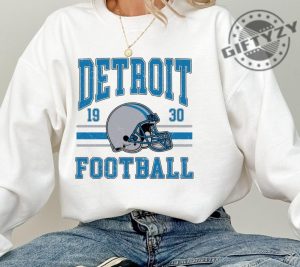 Detroit Football Shirt Vintage Detroit Lions Hoodie Detroit Game Day Apparel Trendy Detroit Football Fan Gift Lions Football Tshirt giftyzy 4