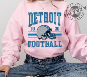 Detroit Football Shirt Vintage Detroit Lions Hoodie Detroit Game Day Apparel Trendy Detroit Football Fan Gift Lions Football Tshirt giftyzy 7