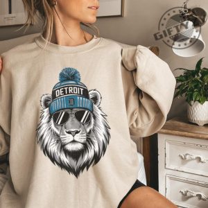 Detroit Football Crewneck Sweatshirt Vintage Sports Fan Apparel Trendy Game Day Hoodie Unisex Detroit Tshirt Detroit Football Fan Gift giftyzy 3