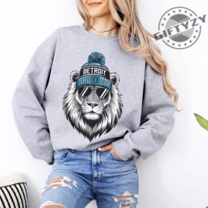 Detroit Football Crewneck Sweatshirt Vintage Sports Fan Apparel Trendy Game Day Hoodie Unisex Detroit Tshirt Detroit Football Fan Gift giftyzy 5