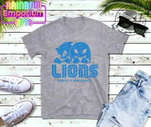 Sonic Knuckles Lions Tshirt Detroit Fan Sweatshirt Custom Sports Apparel giftyzy 2