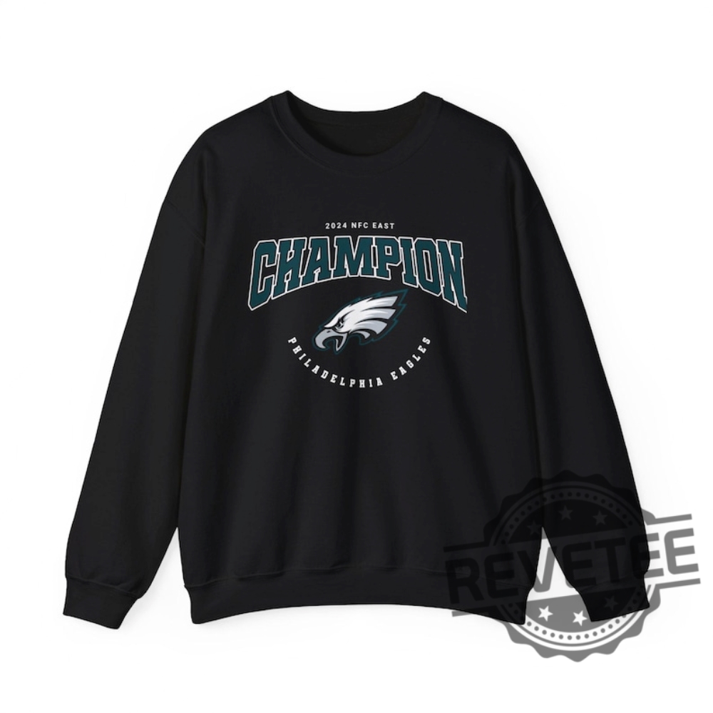 Philadelphia Eagles 2024 Nfc North Champions Sweatshirt Hoodie Tshirt Gifts For Fan Sweater Hoodies Unique