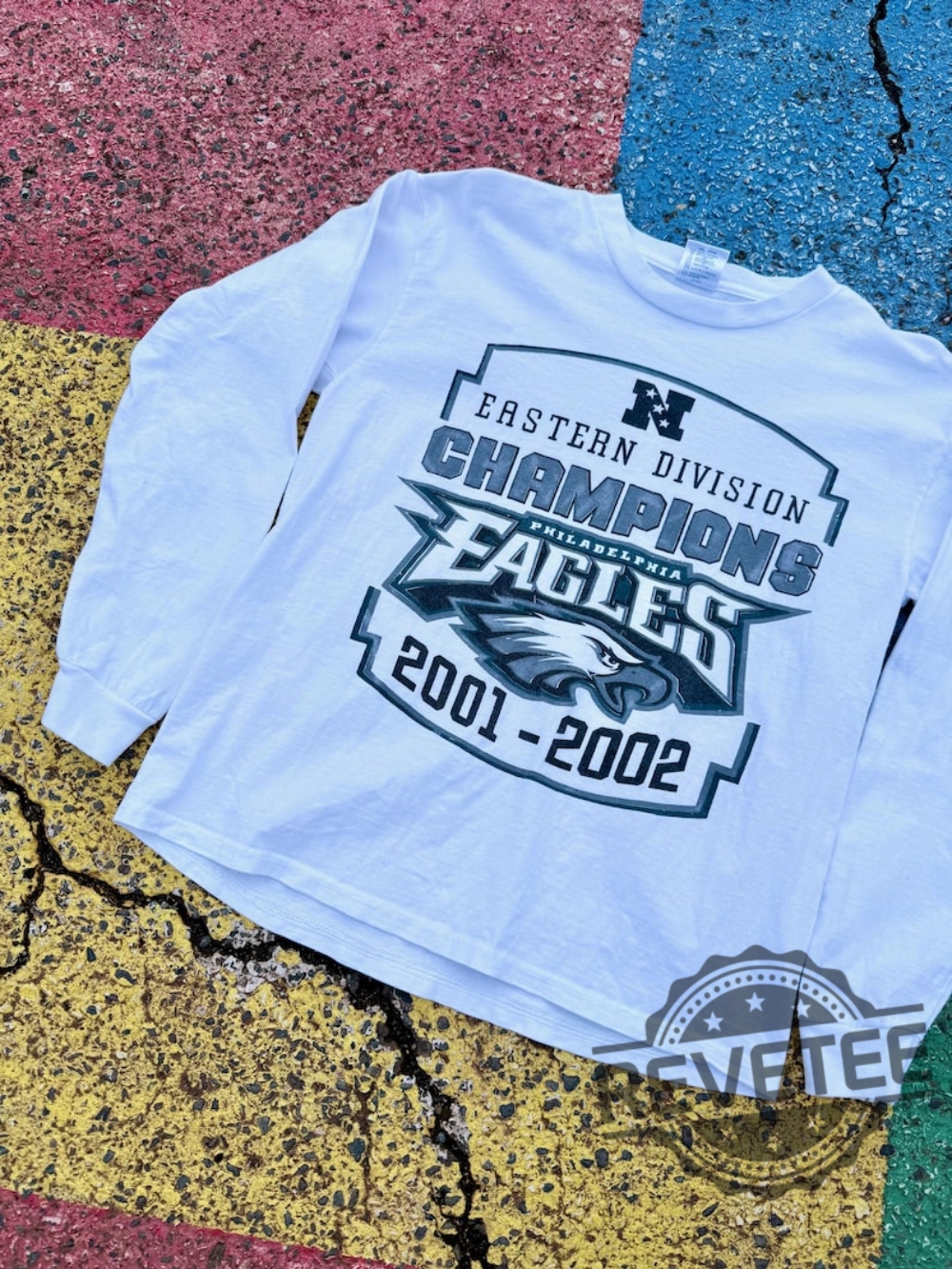 Vintage 20012002 Philadelphia Eagles Nfl Football Nfc East Division Champions Tshirt Hoodie Sweatshirt Tee Gifts For Fan Sweater Hoodies Unique