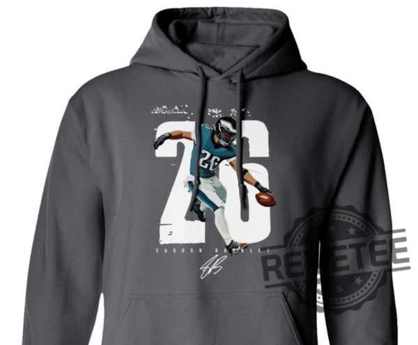 Philadelphia Eagles Star Player Saquon Inspired For Fans Football Jersey Tshirt Hoodie Sweatshirt Tee Gift For Fan Sweater Hoodies Unique revetee 1