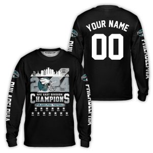 personalized philadelphia football 2024 nfc east champions double side long sleeve shirt philadelphia football division champion shirt black d865cb51 56b9 4467 a077 63550cb02acf 5000x