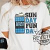 Detroit Lions Sunday Funday Football Shirt Hoodie Sweatshirt Vintage Football Shirts Game Day Tshirt Sweater Hoodies Tee Gift For Fan Unique revetee 1