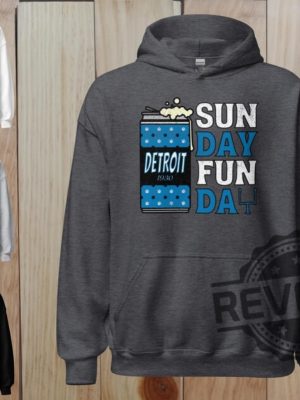 Detroit Lions Sunday Funday Football Shirt Hoodie Sweatshirt Vintage Football Shirts Game Day Tshirt Sweater Hoodies Tee Gift For Fan Unique revetee 1 6