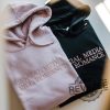 Social Media Killed Romance Embroidered Sweatshirt Hoodie Tshirt Tee Gift For Fan Mens Womens Social Media Killed Romance Hoodies Unisex revetee 1