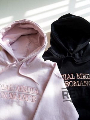 Social Media Killed Romance Embroidered Sweatshirt Hoodie Tshirt Tee Gift For Fan Mens Womens Social Media Killed Romance Hoodies Unisex revetee 1 1