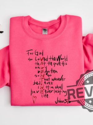 For God So Loved The World Sweatshirt Hoodie Tshirt Tee Gift For Fan Mens Womens Jesus Is My Valentine Shirts Religious Valentines Day Tee revetee 1 2