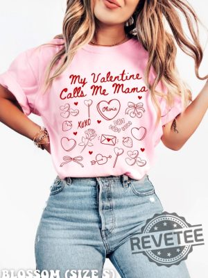 Valentines Mom Shirt Gift For Mom Valentine Day Mama Tee Shirt Hoodie Sweatshirt Gift For New Mom Single Mom Gift Funny Unique revetee 1 1