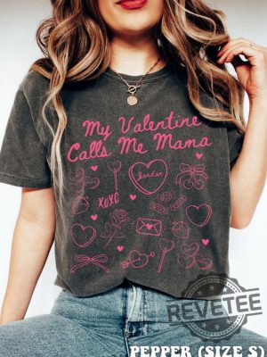 Valentines Mom Shirt Gift For Mom Valentine Day Mama Tee Shirt Hoodie Sweatshirt Gift For New Mom Single Mom Gift Funny Unique revetee 1 2