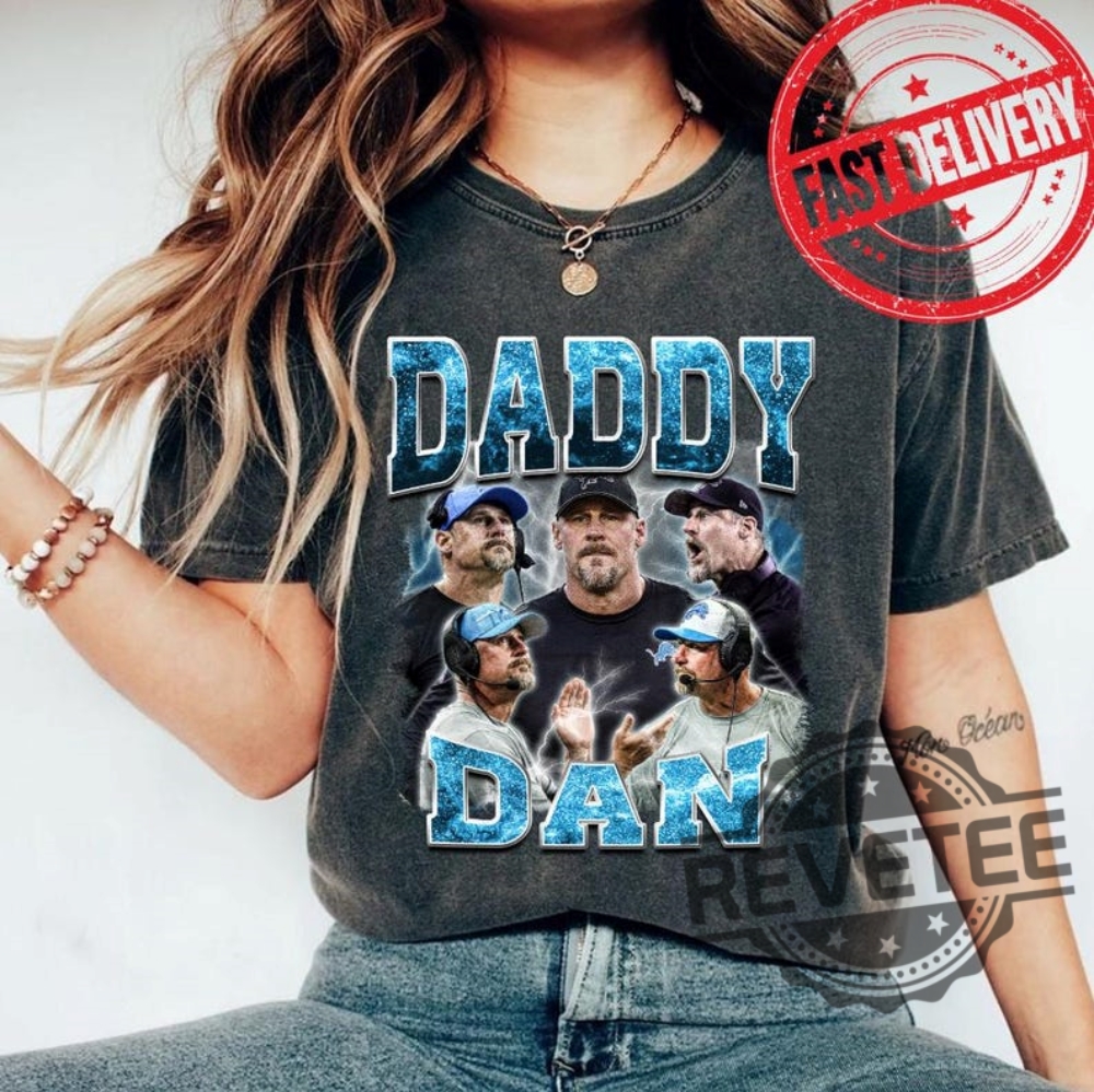 Daddy Dan Bootleg Sport Vintage Shirt Sweatshirt Hoodie Tee Gift For Fan Detroit Lions Head Coach Sweater Hoodies Unique revetee 1 1