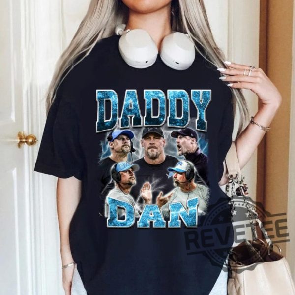 Daddy Dan Bootleg Sport Vintage Shirt Sweatshirt Hoodie Tee Gift For Fan Detroit Lions Head Coach Sweater Hoodies Unique revetee 1 4