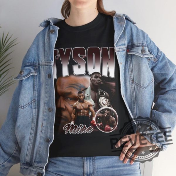 Vintage Mike Tyson Tshirt Hoodie Sweatshirt Tee Gift For Fan Boxing Gift Retro Crewneck Sweater Hoodies Unique revetee 1 6