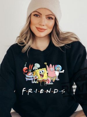 Spongebob Friends Sweatshirt Hoodie Tshirt Tee Gift For Fan Vintage Patrick Star And Frend Sweater Hoodies Unique revetee 1 3