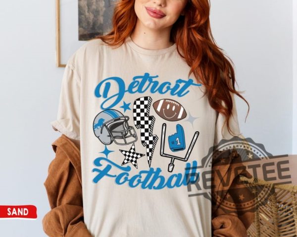 Retro Detroit Lions Crewneck Sweatshirt Tshirt Hoodie Tee Gift For Fan Men Women Super Bowl Vintage Retro Unique revetee 1 1