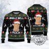 Christmas Dwayne Johnson Ugly Sweater Jingle Bell Christmas Sweatshirt Rock Christmas Shirts Family Kid Adult Sweaters Gift For Fan Unique revetee 1