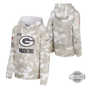 green bay packers salute to service sweatshirt hoodie t shirt 2024 replica