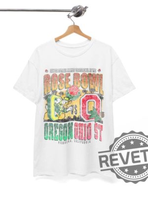 Rose Bowl Game 2025 Ohio State Buckeyes And Oregon Ducks Football Matchup Tshirt Hoodie Sweatshirt Tee Gift For Mom Men Women Unique revetee 1 1