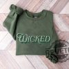 Vintage Wicked Sweatshirt Tshirt Hoodie Tee Gift For Fan Nostalgic Wizard Of Oz Font Cozy Crewneck Broadway Musical Theater Gift Unique revetee 1