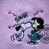 Snoopy Lucy Valentines Kiss Embroidered Sweatshirt Tshirt Hoodie Tee Gift For Him Her Embroidery Shirts Valentine Unique revetee 1