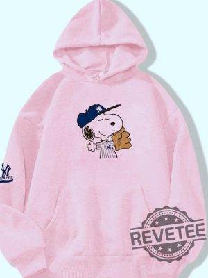 Funny Snoopy New York Yankees Hoodie Tshirt Sweatshirt Baseball Fan Gift Unisex Pullover Mlb Apparel Sports Sweatshirts Unique revetee 1 1