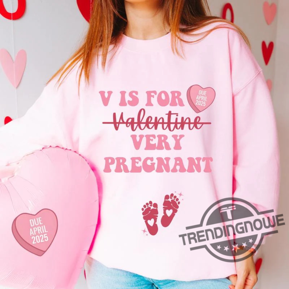 Valentines Day Pregnancy Announcement Sweatshirt Valentines Day Pregnancy Announcement Sweatshirt — image 2