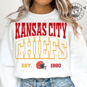 Chiefs Kc Kansas City Shirt Football Kansas City Hoodie Red And Yellow Football Sweatshirt Red Gold Kansas City Football Tshirt giftyzy 2