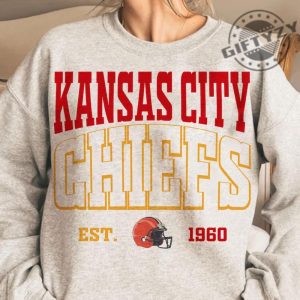 Chiefs Kc Kansas City Shirt Football Kansas City Hoodie Red And Yellow Football Sweatshirt Red Gold Kansas City Football Tshirt giftyzy 4