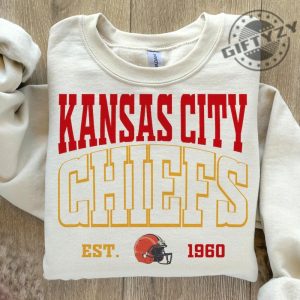 Chiefs Kc Kansas City Shirt Football Kansas City Hoodie Red And Yellow Football Sweatshirt Red Gold Kansas City Football Tshirt giftyzy 6