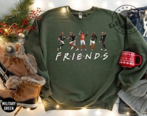 Cincinnati Bengals Friends Sweatshirt Bengals Hoodie Cincinnati Gear Sweatshirt Joe Burrow Jamarr Chase Tshirt Bengals Fan Gift For Football Fan giftyzy 5