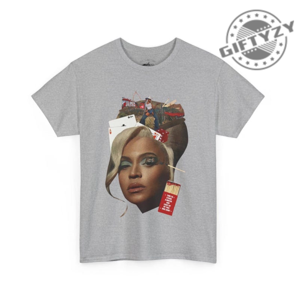 Beyonce Cowboy Carter Unisex Shirt Trendy Graphic Tee Streetwear Style Hoodie Unique Fashion Sweatshirt Perfect Gift For Art Lovers