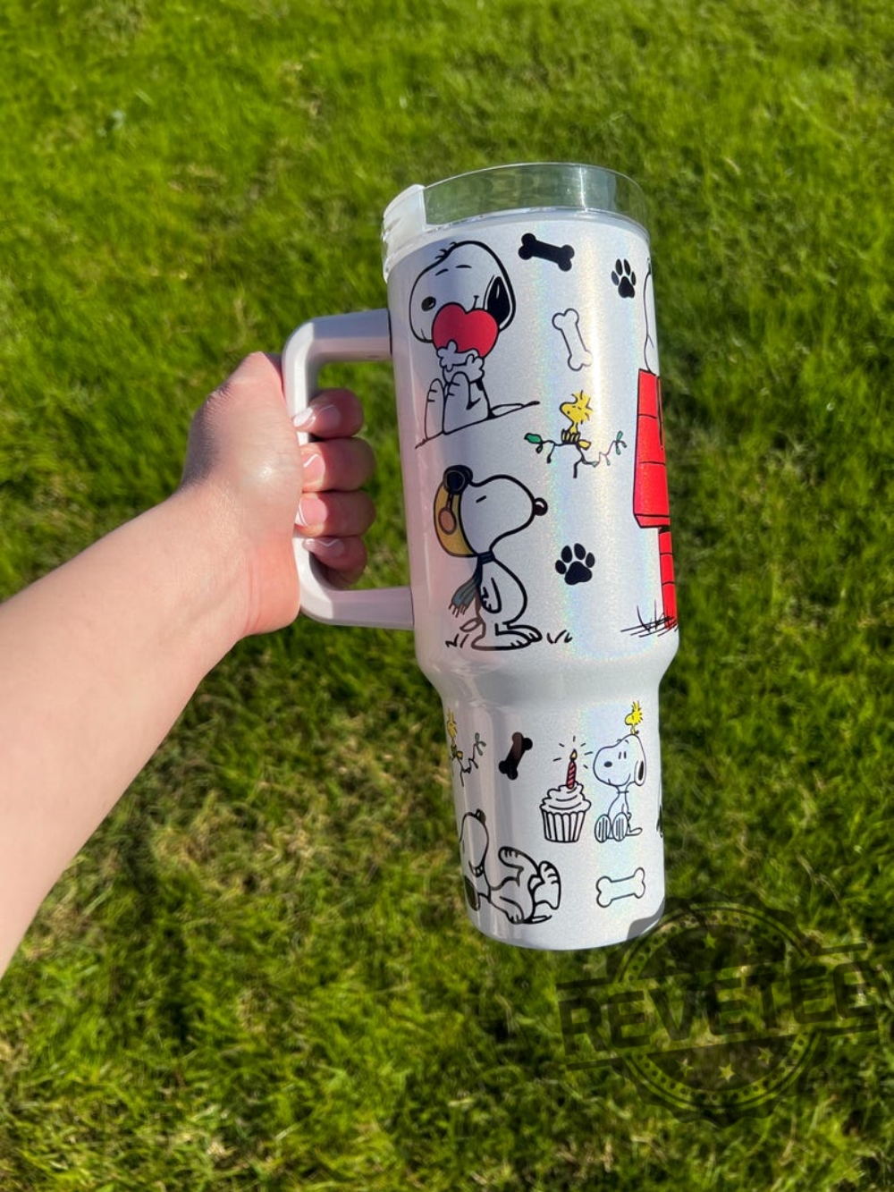 Peanuts Snoopy Stanley Cup 40Oz Tumbler Dog Quencher Cartoon Custom Tumblers Gift For Him Her Birthday Valentines Day Gifts Unique