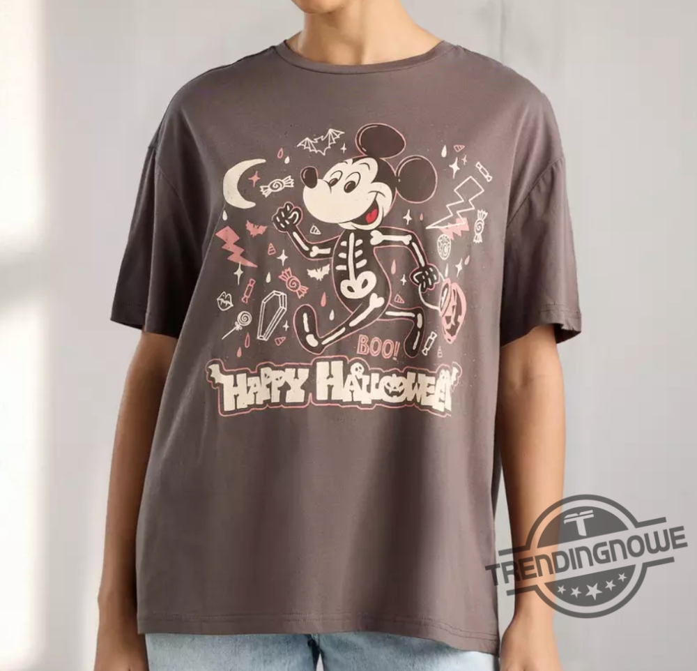 Skeleton Mickey Mouse Shirt - Spooky And Fun Disney Inspired Tee 5 Skeleton Mickey Mouse Shirt – Spooky and Fun Disney Inspired Tee