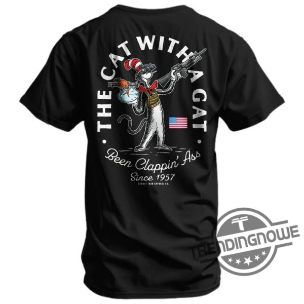 Cat With A Gat Remix Shirt Hilarious And Bold Graphic Tee trendingnowe 1