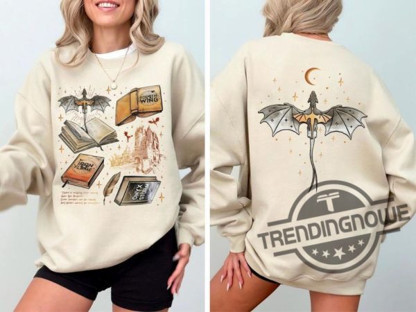 Onyx Storm Basgiath War Fourth Wing Series Sweatshirt Fantasy Inspired Cozy Apparel trendingnowe 2