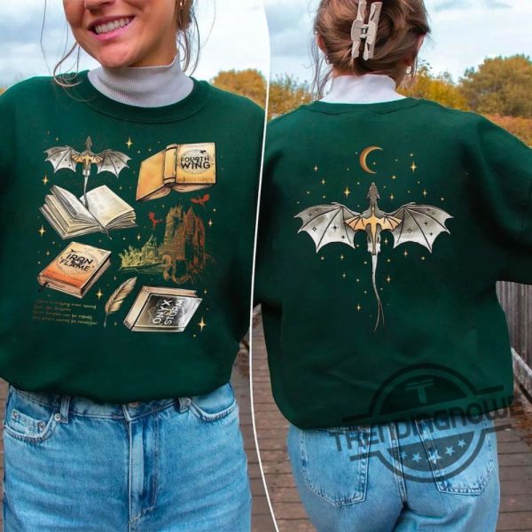 Onyx Storm Basgiath War Fourth Wing Series Sweatshirt Fantasy Inspired Cozy Apparel trendingnowe 3