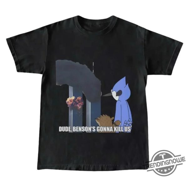 Regular Show 911 Meme Shirt Bold And Controversial Graphic Tee For Fans trendingnowe 2