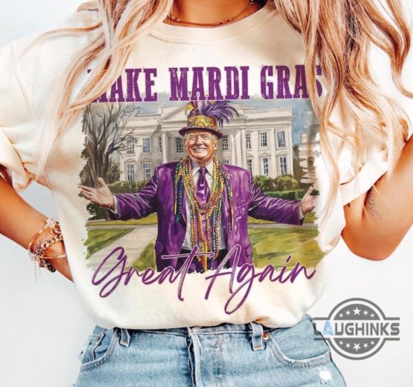 trump mardi gras shirt make mardi gras great again funny donald trump gift