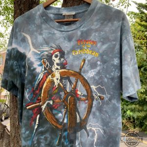 vintage pirates of the caribbean disney shirt reprinted